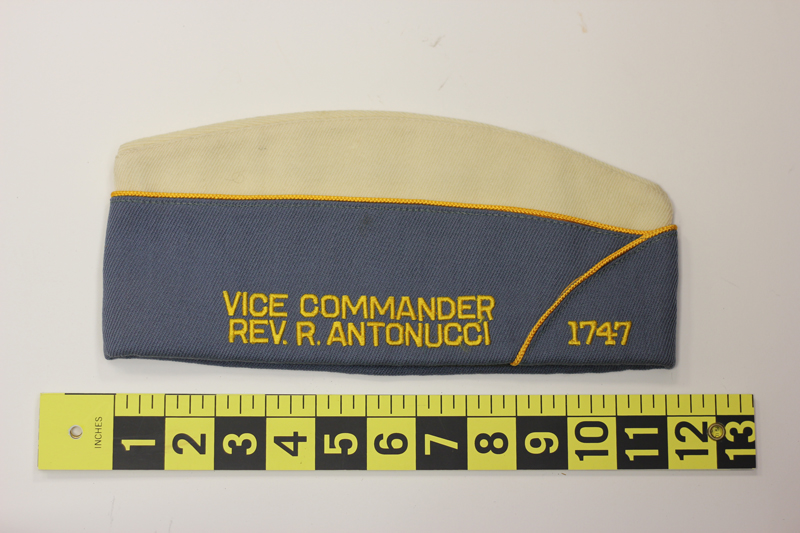 Antonucci white/blue CWV garrison cap